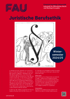 Zum Artikel "Ankündigung: Vorlesung „Juristische Berufsehtik“"