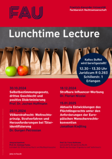 Zum Artikel "Lunchtime Lecture im Wintersemester 2024/25"